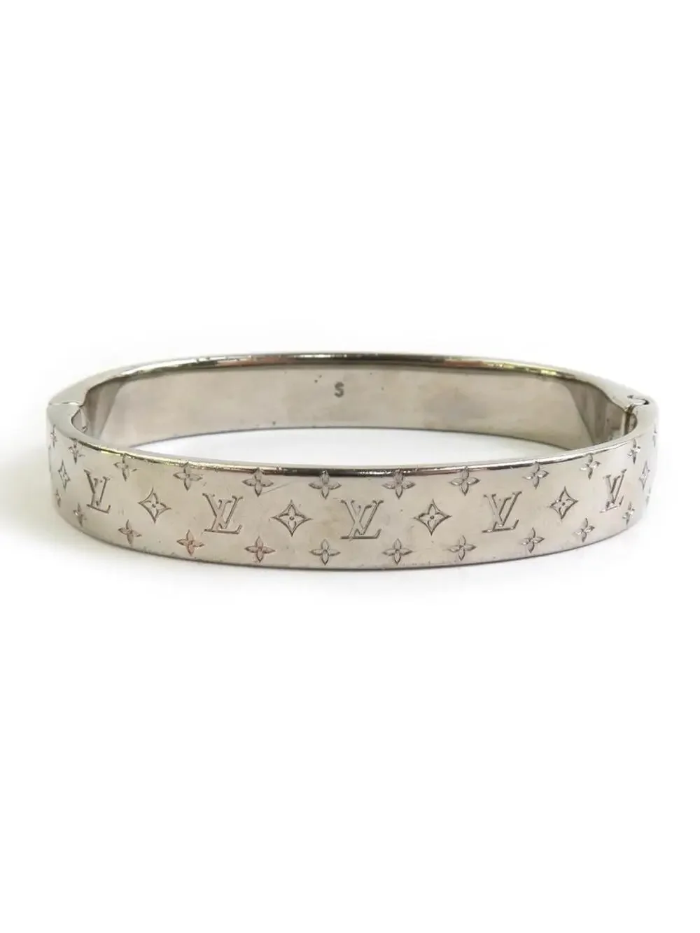 Auth Louis Vuitton Cuff Nanogram Bangla #302859L25B